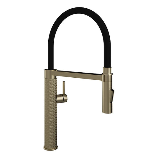 NEW Tap Factory Quilt Tube Brass EQSPRAYBR-BLK Kitchen Tap Filter black AX4500