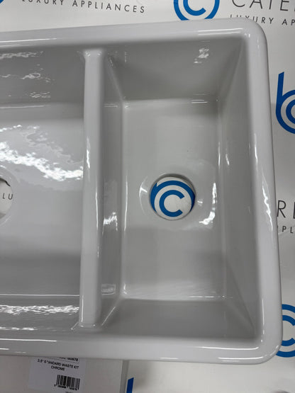 NEW Whitebirk Lostock Ceramic Bradshaw White Kitchen Sink Shaws belfast BR2362