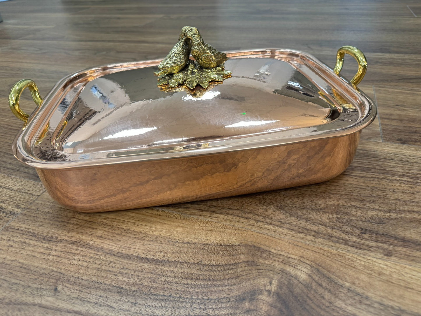 NEW Ruffoni 99279 Historia Decor Covered Roasting Pan Pot Dish Mauviel BR4215