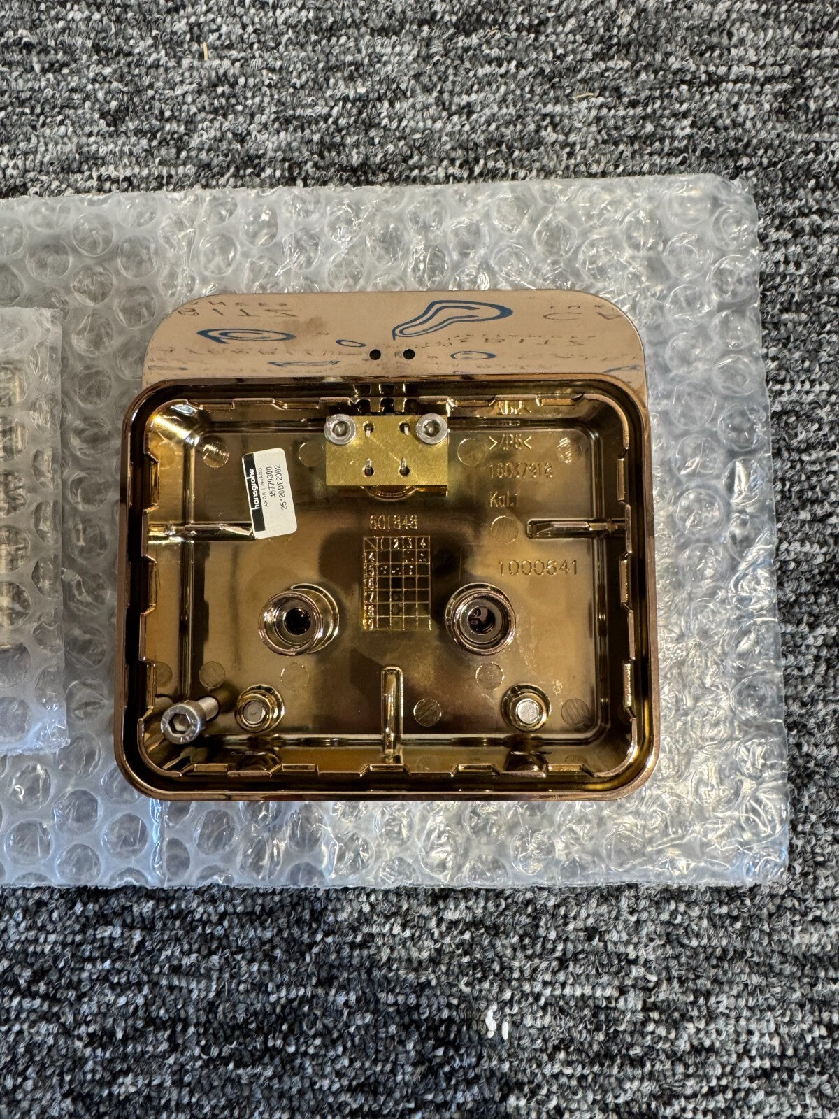 NEW Hansgrohe shut off valve concealed Axor One 45771300 Polished Red Gold BR816