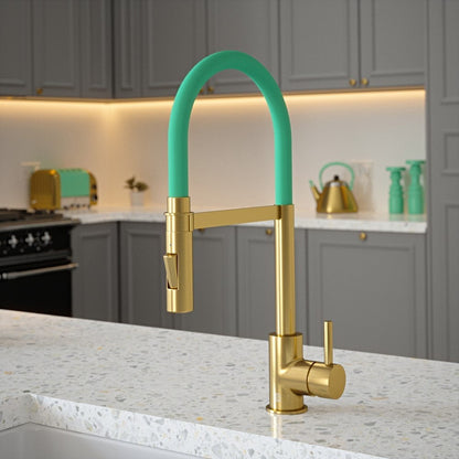 NEW Green brass Spray Hose Mixer tap Victoria plumbing tap factory AX4550