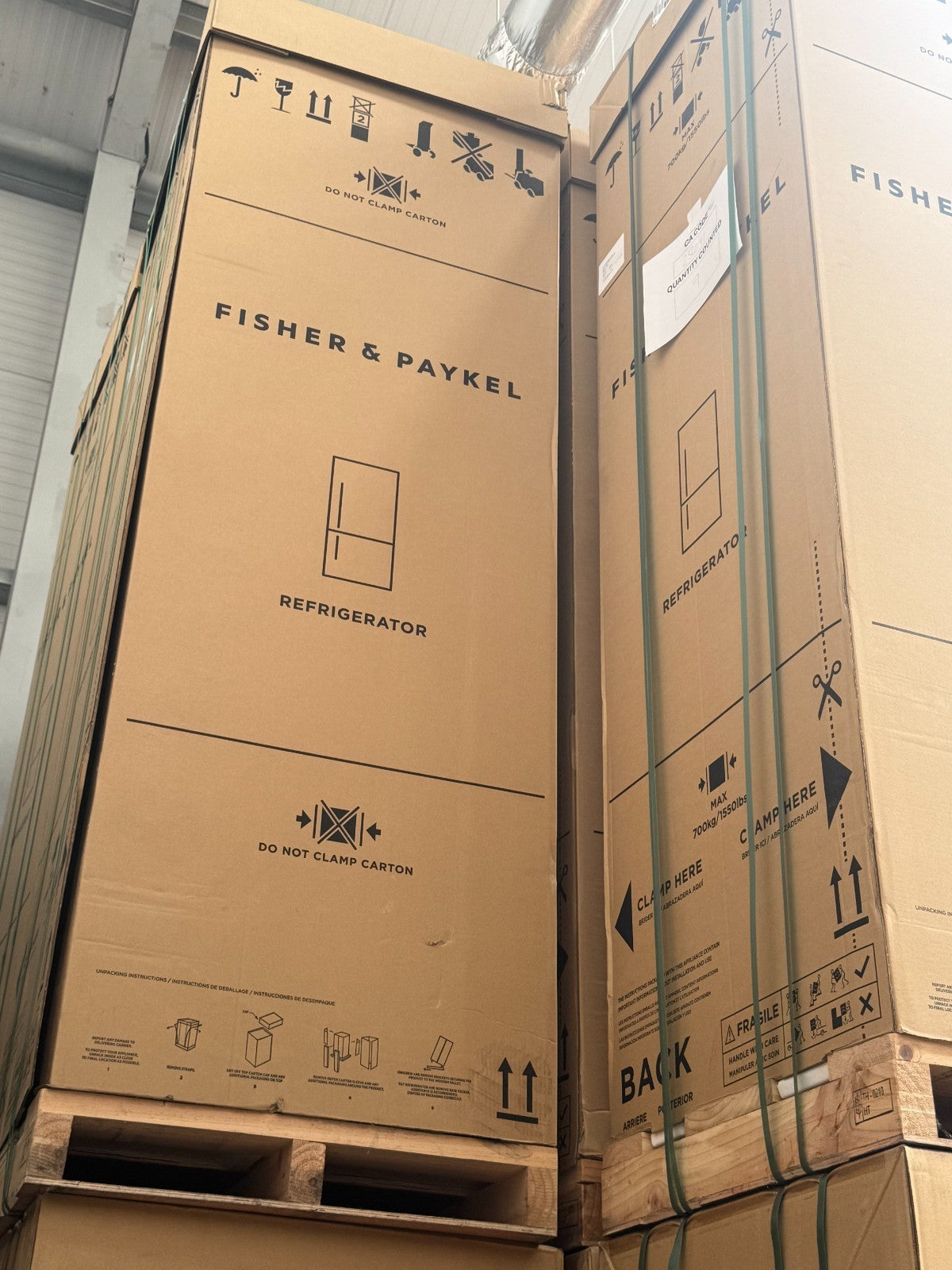 NEW Fisher & Paykel RS6121SRK2 Column Built in Fridge Refrigerator integrated