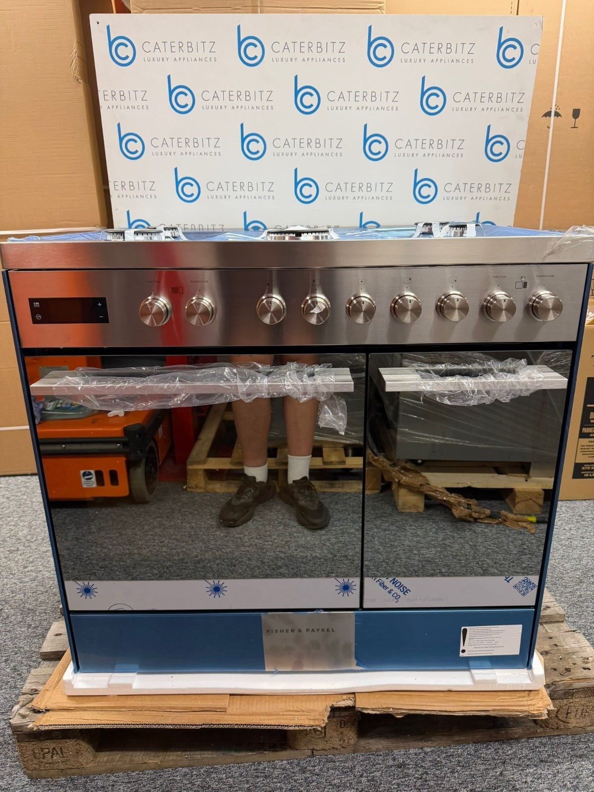 UNUSED Fisher & Paykel OR90L7DBGFX2 90cm Dual Fuel Range Cooker  Oven BR4684
