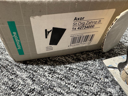 NEW Axor Hansgrohe 42734000 St Organic Toothbrush Holder Stand Chrome BR884