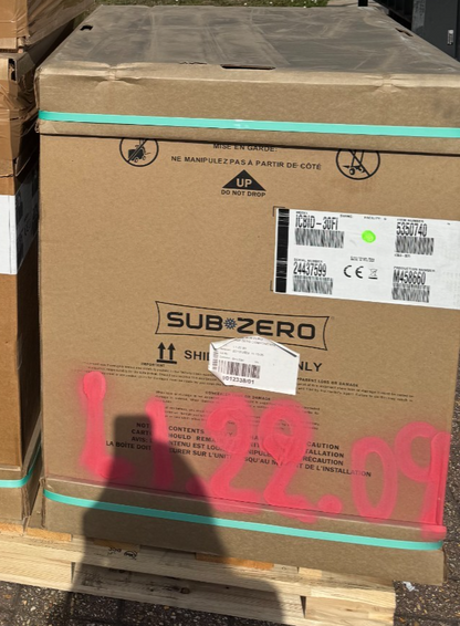 Sub-Zero ICBID-30FI  All Freezer Drawers ICE Subzero Wolf Refrigeration BR4641