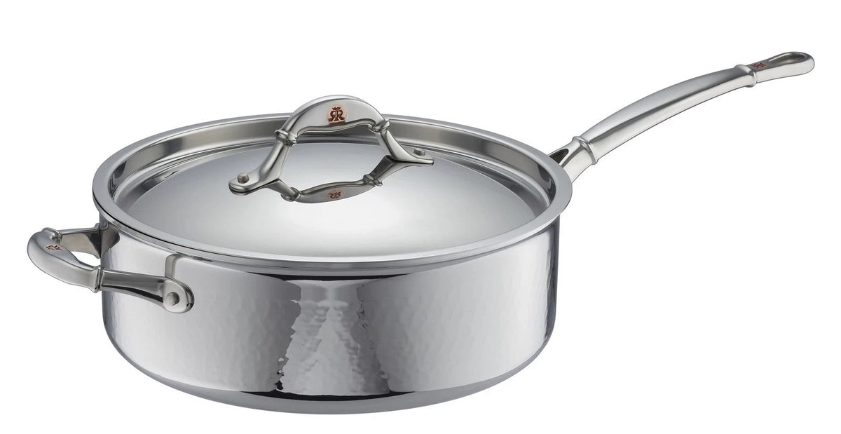 Ruffoni Symphonia Prima Saute 26cm Stainless Steel Pan Oven Safe Pot with Lid