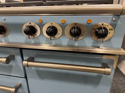 Ex Display Falcon Deluxe Dual Fual Range Cooker Oven F1000DXDFCA/NM blue BR2215