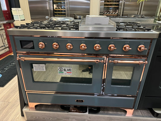 Ex Display UNUSED Ilve M12FDNE3 Majestic Milano 120 dual fuel Range Cooker Oven