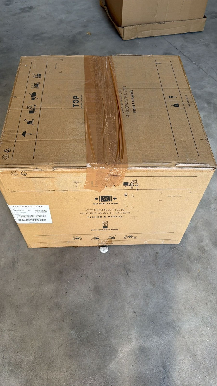 UNUSED Fisher & Paykel OM60NMTDB1 combi Microwave Oven cooker BR4646