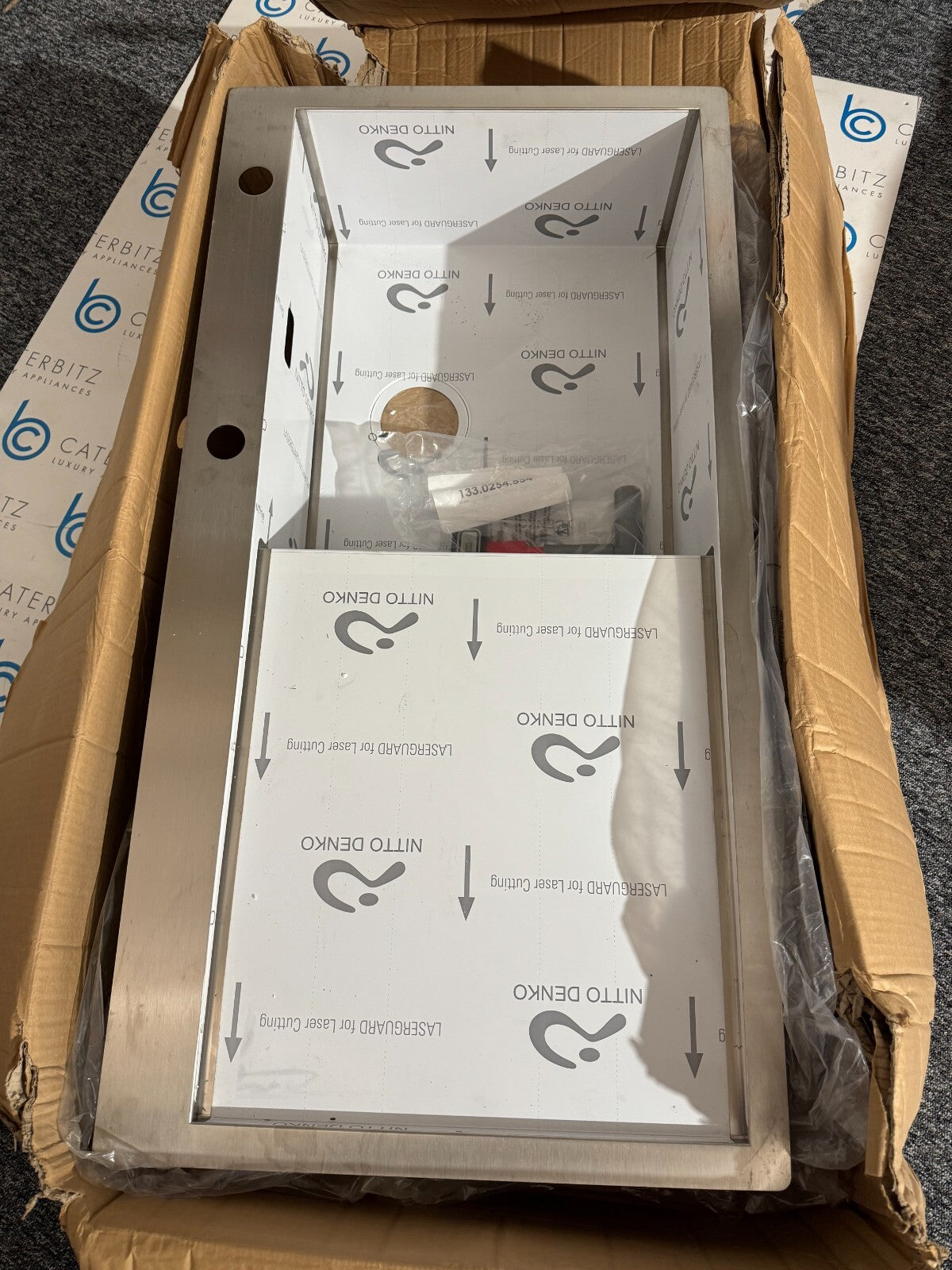 NEW Franke flush mount inset sink Planar PPX 211 stainless Steel 127.0203 BR694