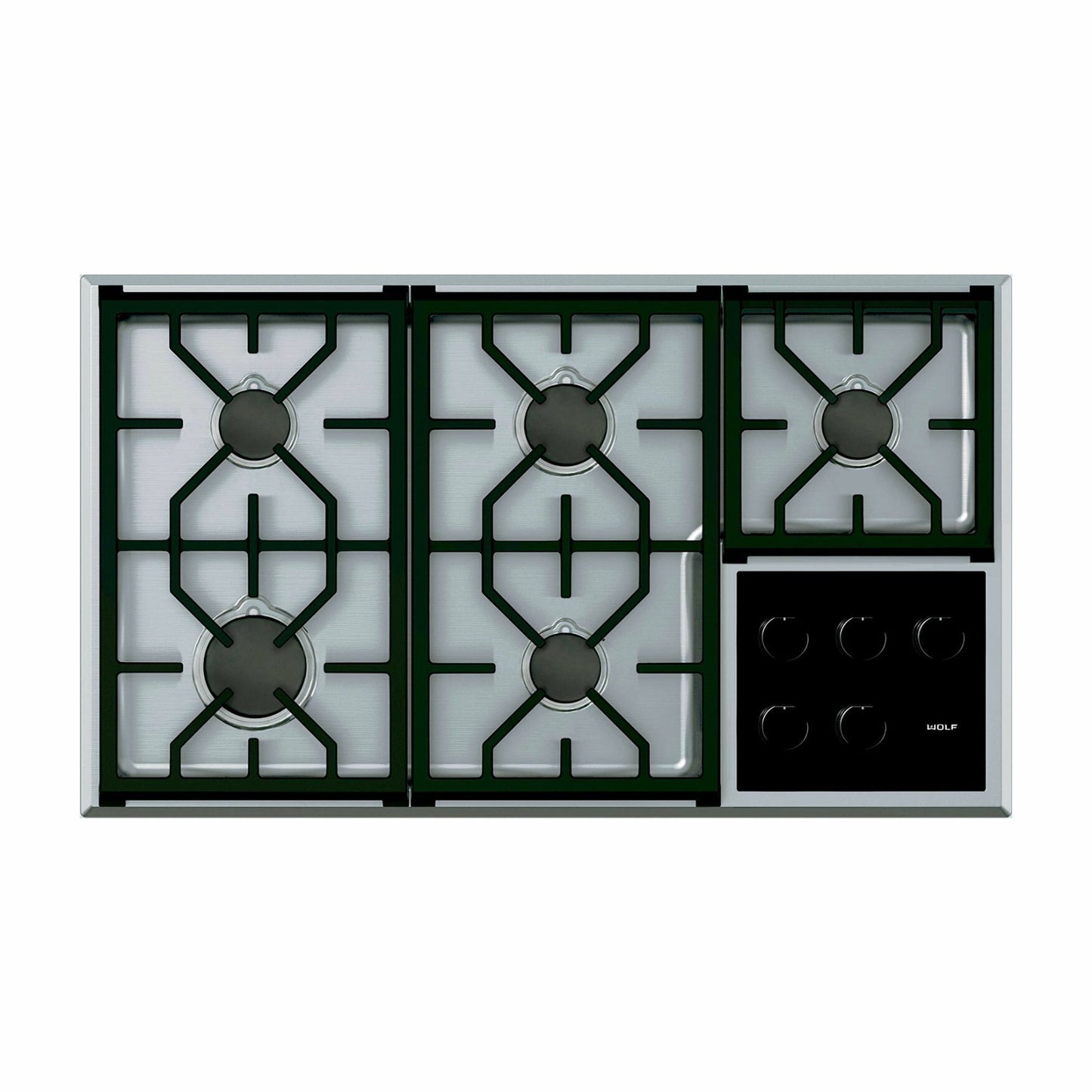 UNUSED Wolf ICBCG365TS 5 burner Gas Hob Module Cooktop Appliance Subzero BR4100