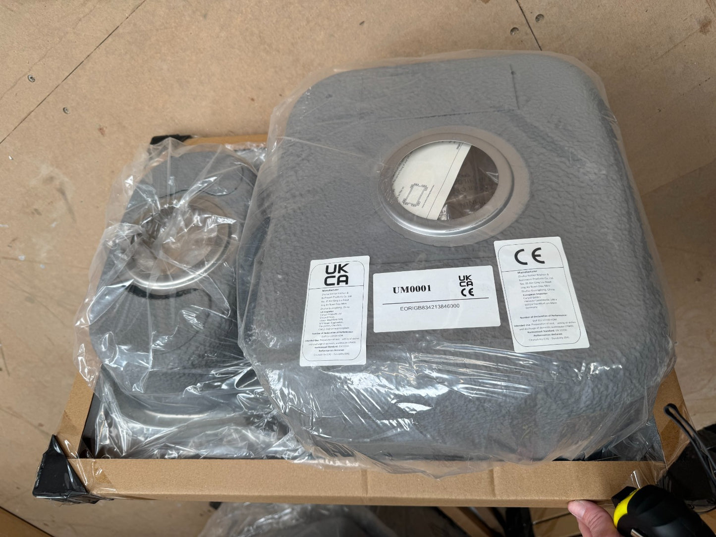 NEW Stainless Steel 1.5 undermount kitchen Sink Victoria Plumbing 595×460 AX4320