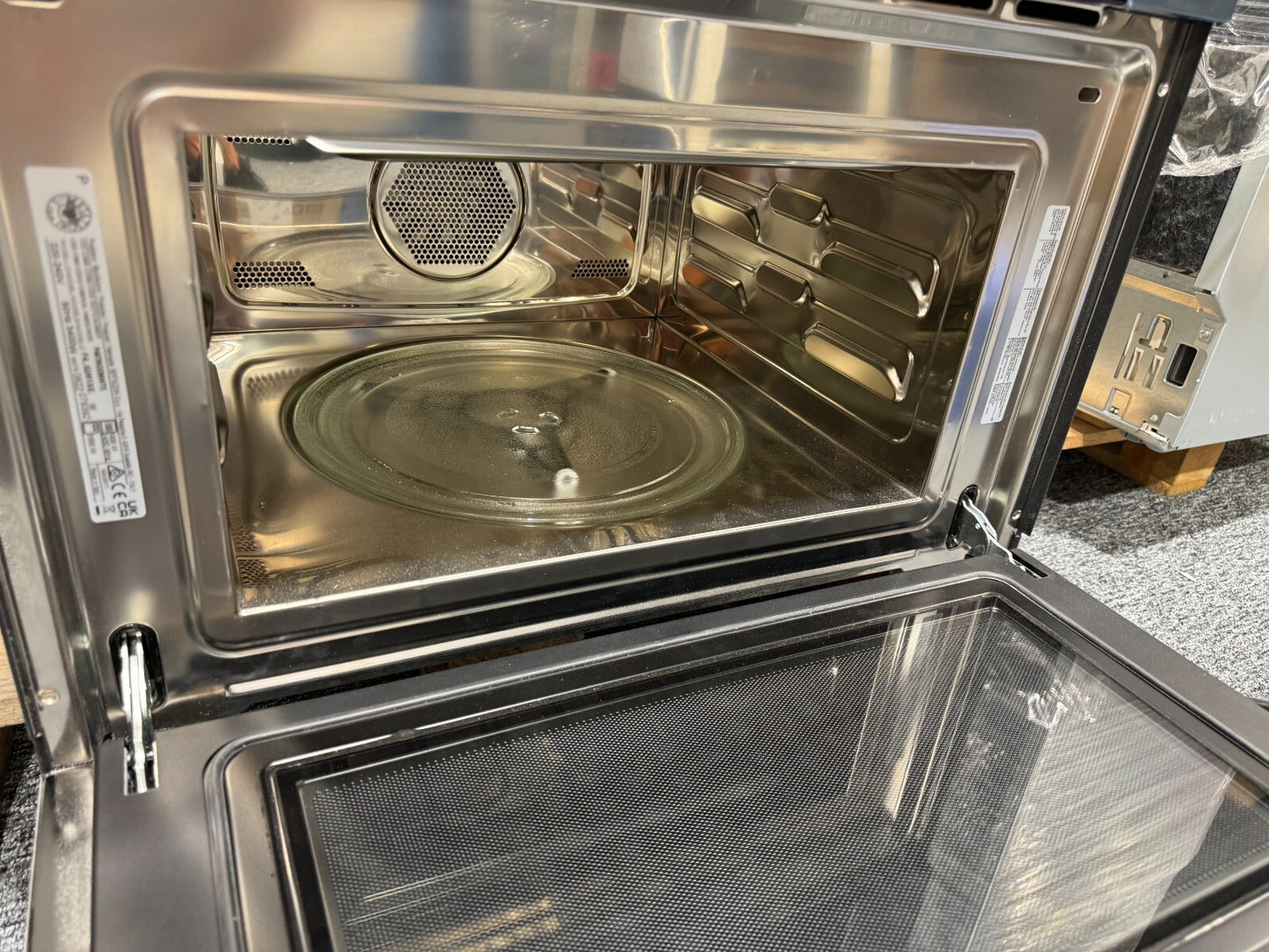New Bertazzoni Modern F457MODMWTX Combi Microwave Oven Appliance