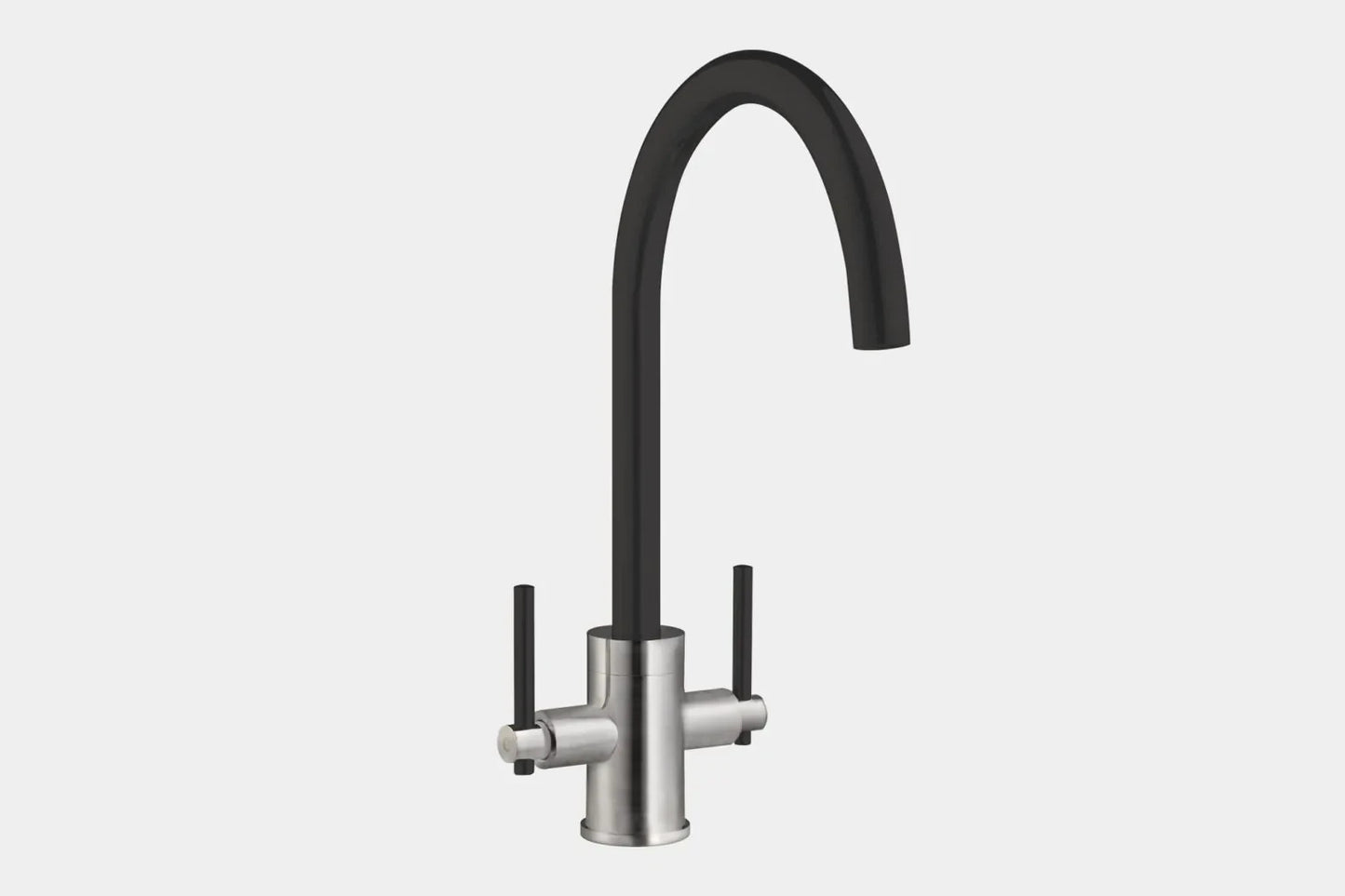 NEW Steel Twin Lever round Mixer Carysil Victoria plumbing tap factory AX4567