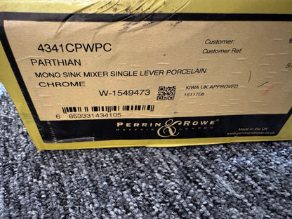 NEW Perrin & Rowe 4341CPWPC Parthian Lever Kitchen Mixer Tap Chrome BR4187