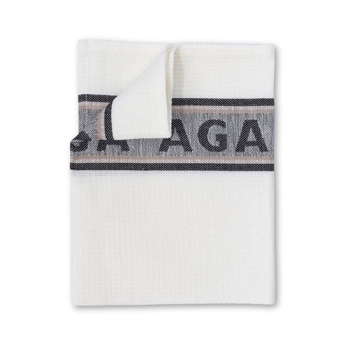 NEW Authentic AGA Tea Towels white & Black Cloth CookShop IN STOCK