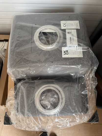 NEW Stainless Steel Kitchen Sink 580×450mm 1.5 Bowl Reversible AX4323