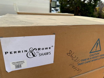 NEW Perrin & Rowe PRLD800WH 2475wh Shaws double Sink White BR4397