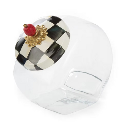 NEW Mackenzie-Childs Cookie Jar enamelled lid All Colours IN STOCK