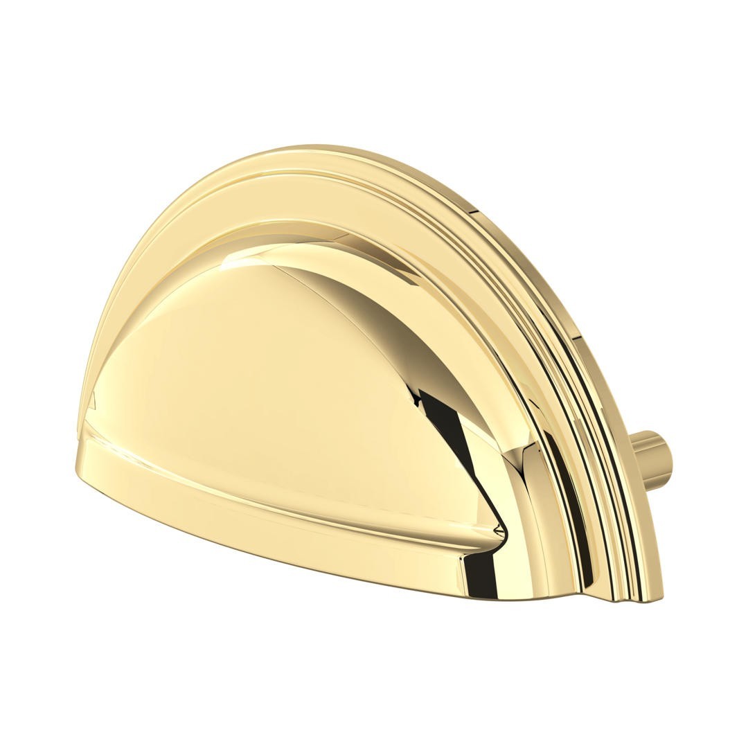 5 x NEW Perrin & Rowe 6055 Traditional Shell Drawer Pull Handle Brass AX4470