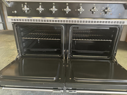 Lacanche Cluny 100cm Range Cooker Oven Black & Chrome appliance B3269