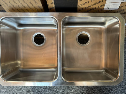 New Kohler Stainless Steel kitchen double bowl Basin Sink 3351 - NA undertone