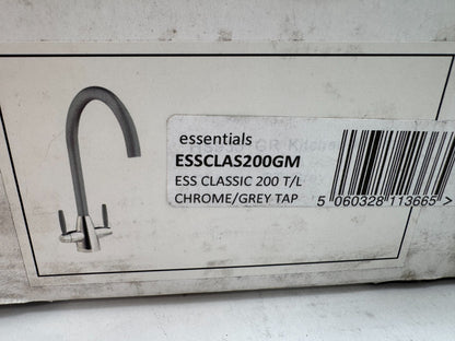 NEW Chrome Twin Lever round Mixer Carysil Victoria plumbing tap factory AX4582