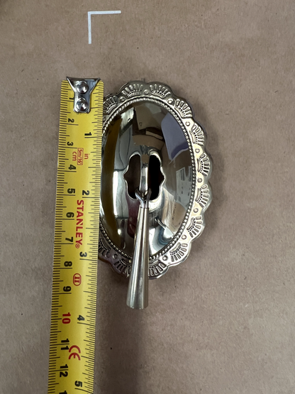 Mark Wilkinson Smallbone Santa Fe pull handle knob hardware cabinetry Nickel