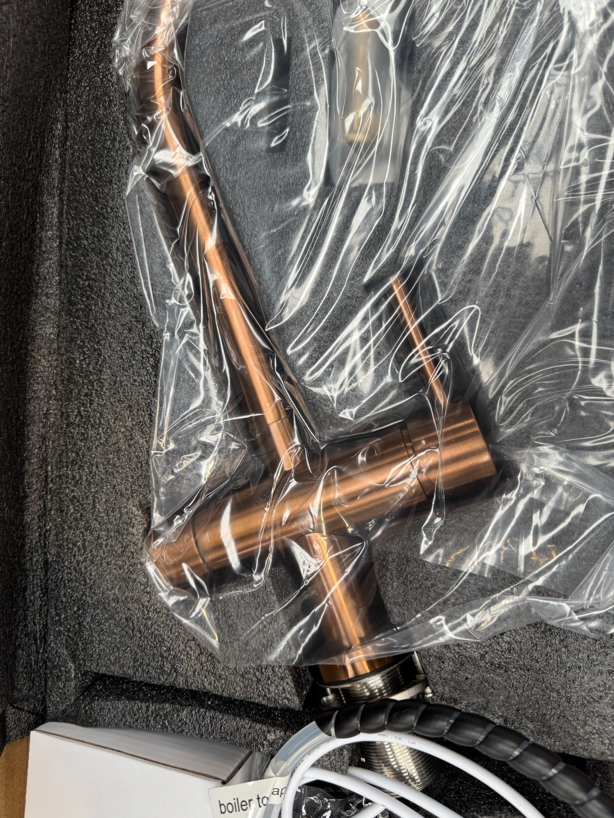NEW Tap Factory Carysil Milla Boiling Hot water Tap 3 n 1 twist AX4490  COPPER