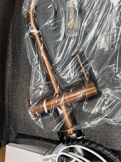 NEW Tap Factory Carysil Milla Boiling Hot water Tap 3 n 1 twist AX4490  COPPER