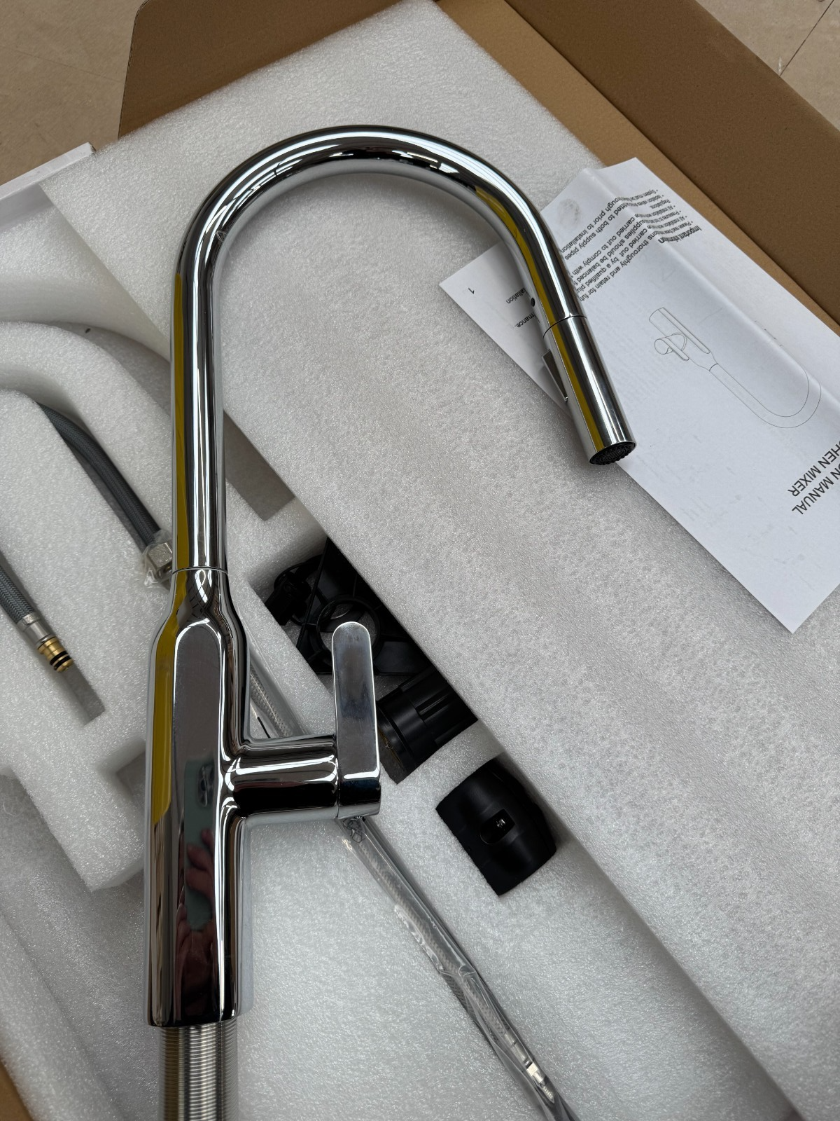 NEW Pull Out Hose Chrome Kitchen Mixer Victoria plumbing tap factory AX4576