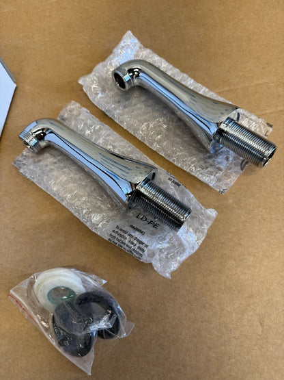 NEW Hansgrohe Pillar Unions For Fitting Onto Bath Rim 07002302 chrome 07002302