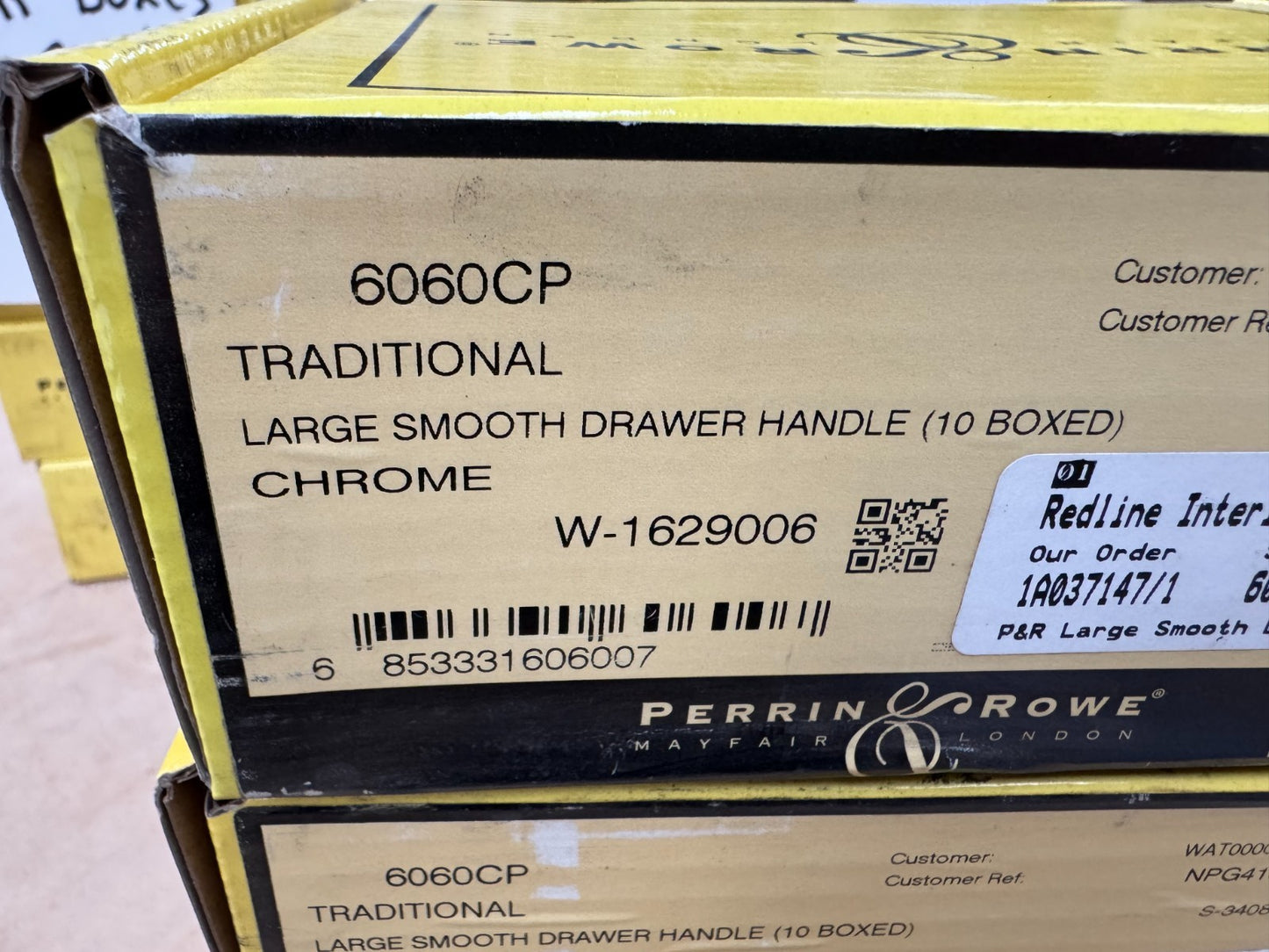 NEW Perrin & Rowe 6060 Large Round Furniture Drawer Handle Knob Chrome AX4468
