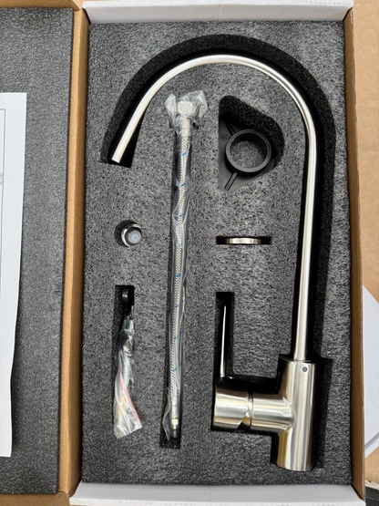 NEW Steel Single Lever round Mixer Carysil Victoria plumbing tap factory AX4565