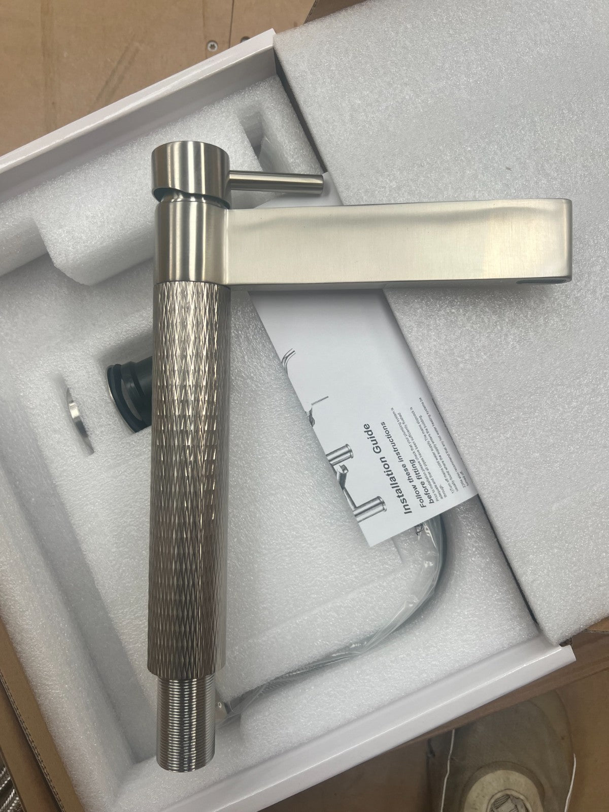 NEW STEEL Quilt Lever Kitchen Mixer tap Victoria plumbing tap factory AX4596