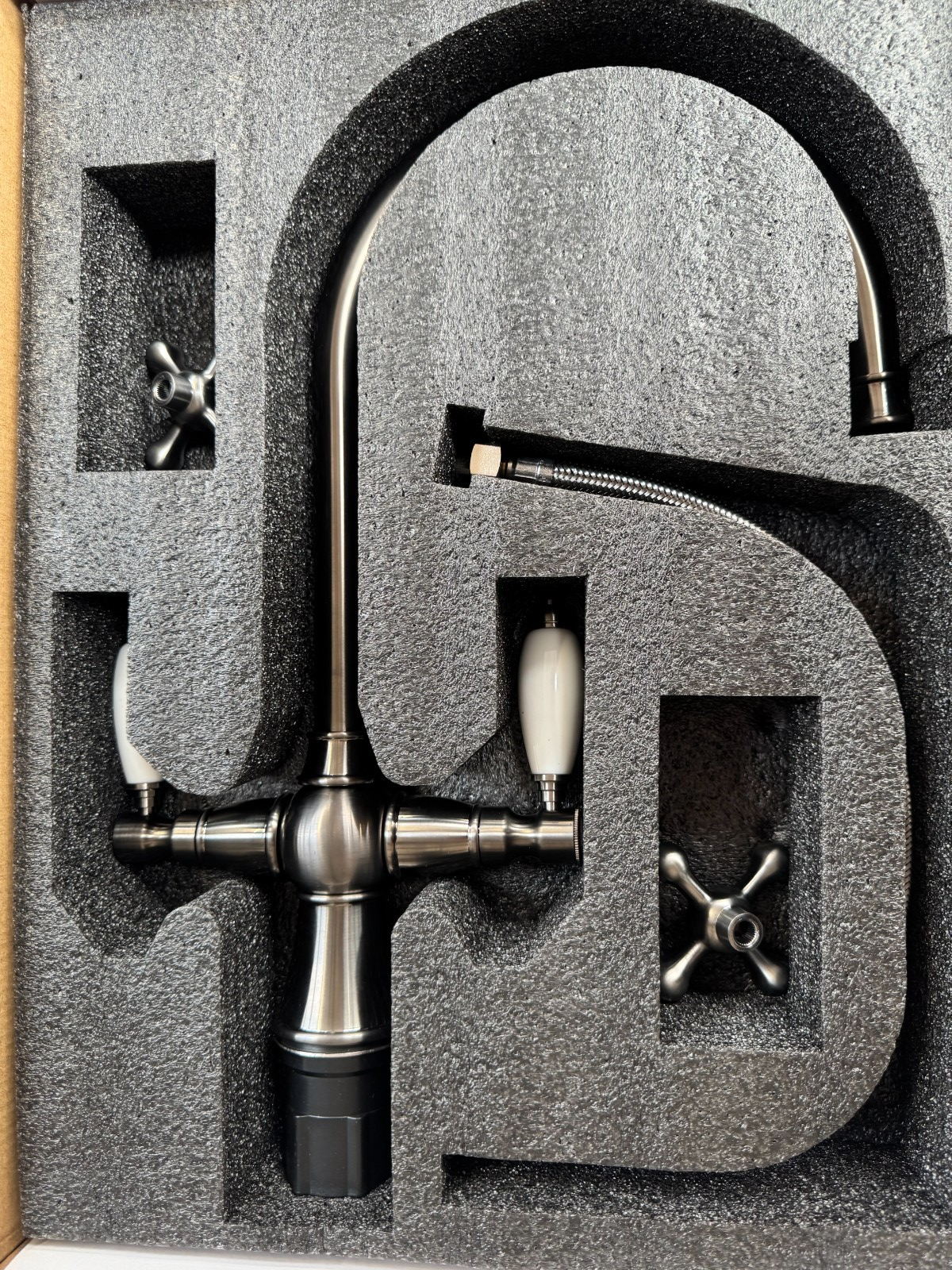 NEW Traditional Gunmetal Kitchen Mixer Victoria plumbing tap factory AX4533