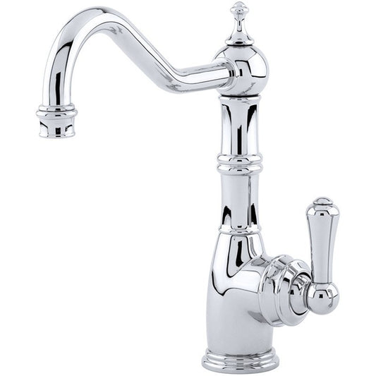 NEW Perrin & Rowe 4741Ni Aquitaine kitchen Sink Mixer tap Lever NICKEL BR4190