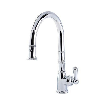 NEW Perrin & Rowe 4744PF Aquitane Provence Kitchen pull down tap PEWTER  AX4305