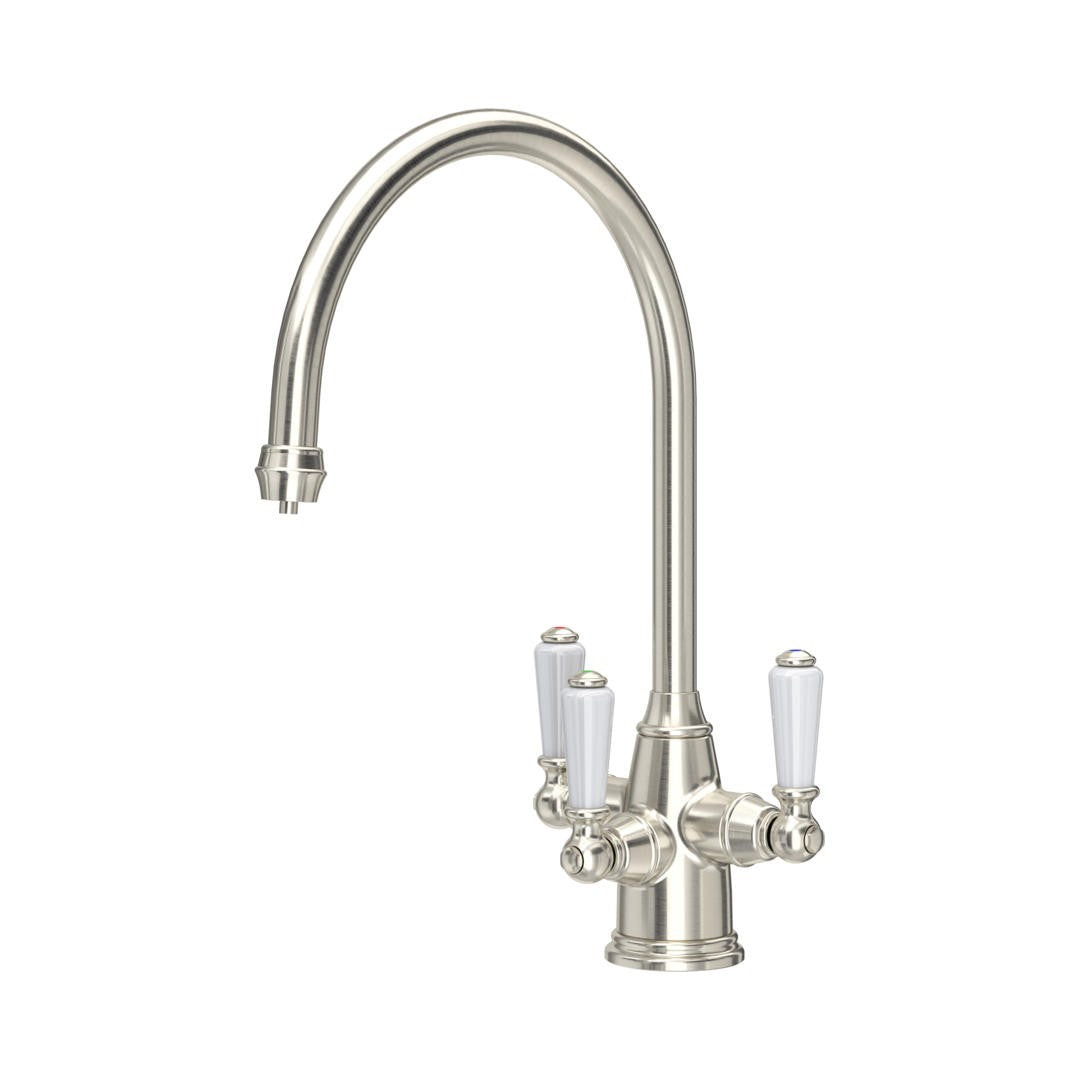 NEW Perrin & Rowe 1460PFWPC Phoenician Mixer Tap & Filtration Pewter AX4446