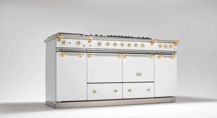Lacanche Flavigny 1805mm Range Cooker Oven White & Stainless Steel BR4141