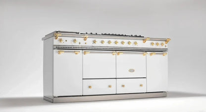 Lacanche Flavigny 1805mm Range Cooker Oven White & Stainless Steel BR4141