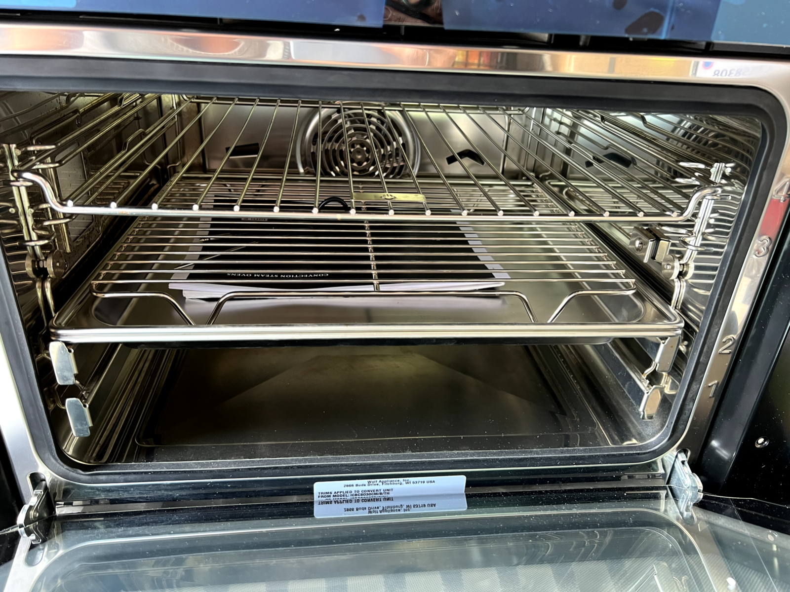 Ex Display Wolf Steam Oven 30 ICBCSO30TE/S/TH Cooker appliance Subzero inc vat