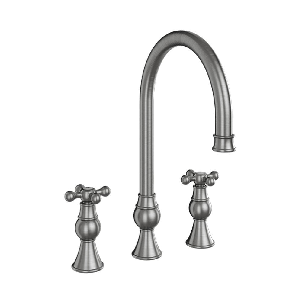 NEW Traditional Nickel Kitchen Mixer tap Victoria plumbing tap factory AX4580