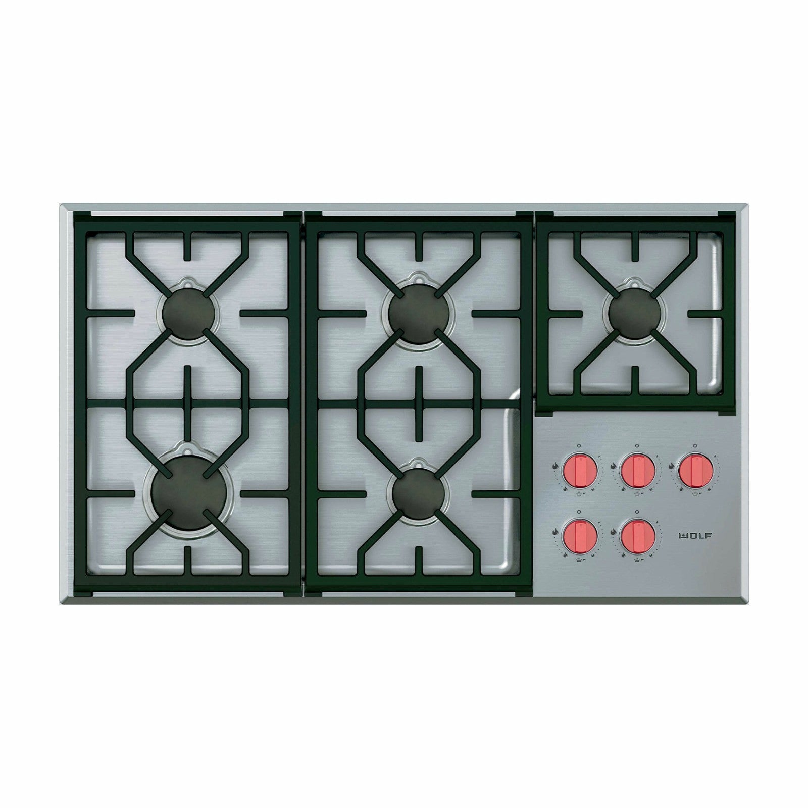 NEW Wolf ICBCG365P/S Professional 91.4cm Stainless Steel LPG Gas Cooktop Hob BR