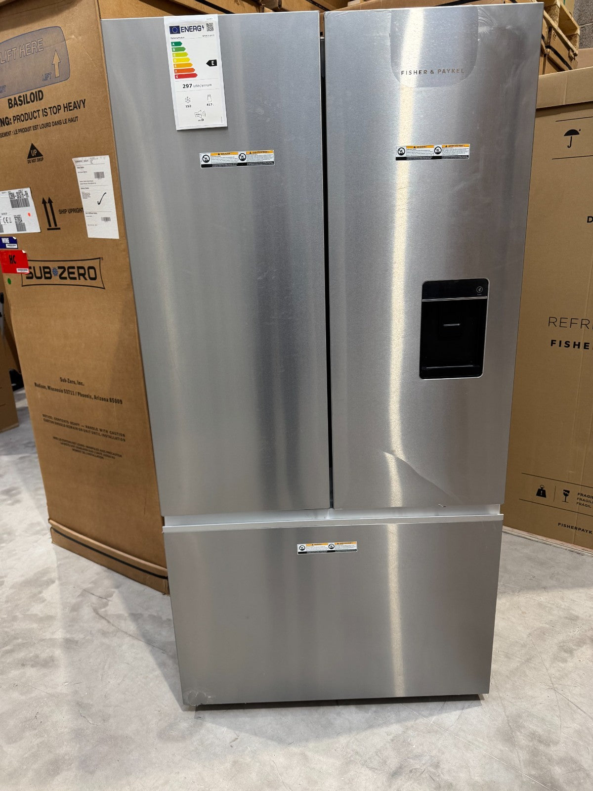 NEW Fisher & Paykel RF540ANUX6 French Door Fridge Freezer BR4210