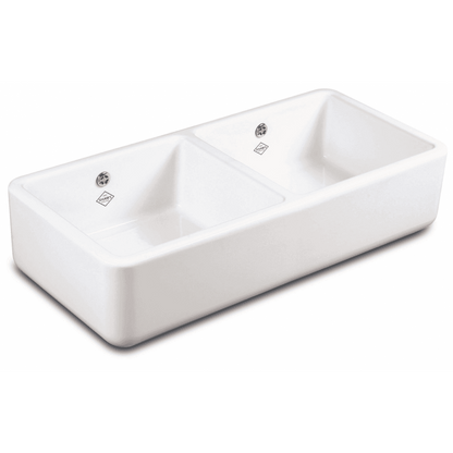 NEW Shaws Of Darwen SCLD800WH Classic Double 800 Belfast Kitchen Sink BR4353