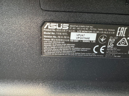 ASUS VP247HAE Eye Care Monitor 23.6 Inch Full HD Computer Screen