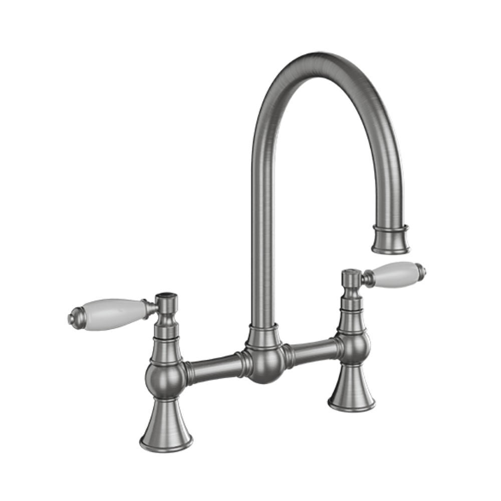 NEW Traditional Bridge Mixer tap Victoria plumbing tap factory Nickel  AX4581