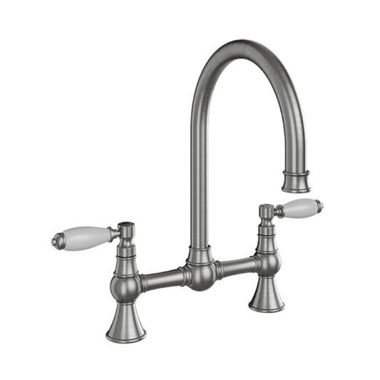 NEW Traditional Bridge Mixer tap Victoria plumbing tap factory Nickel  AX4581