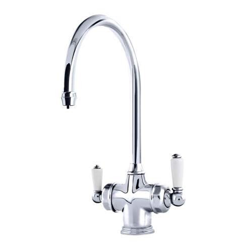 NEW Perrin & Rowe 1937CP Phoenician Polaris 3 in 1 Hot Water Tap Chrome AX4517